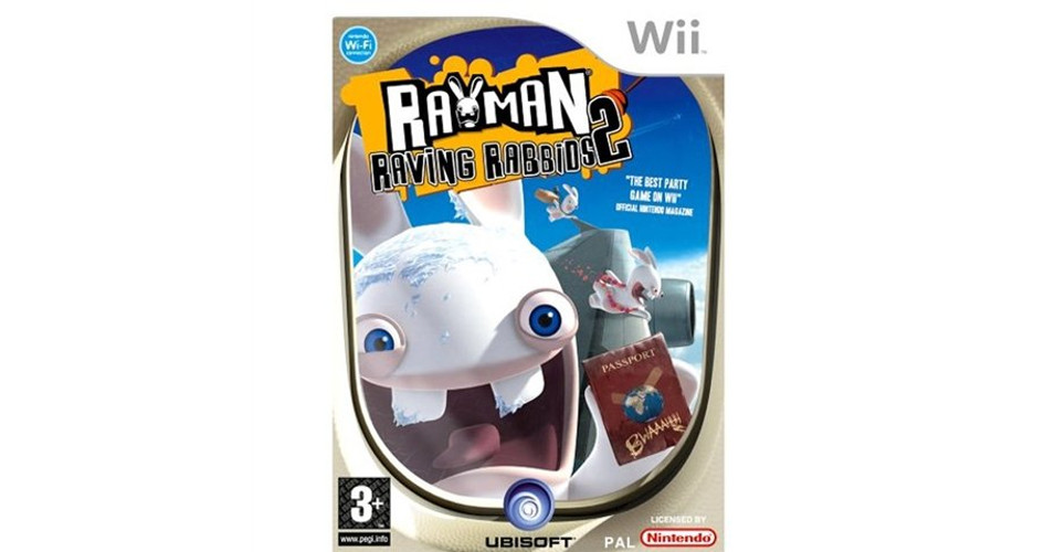 Jeu Vidéo Rayman Raving Rabbids 2 Pour Nintendo Wii - Très Bon état, Complet